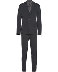 Prada - Single-breasted Techno Stretch Suit - Lyst