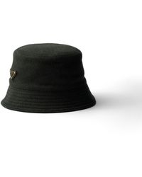Prada - Loden Fabric Bucket Hat - Lyst