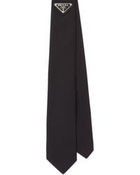 Prada - Re-Nylon Gabardine Tie - Lyst