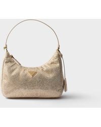 Prada - Re-Edition 2005 Tasche Aus Satin Mit Kristallen - Lyst