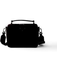 Prada - Brique Medium Saffiano Leather Bag - Lyst
