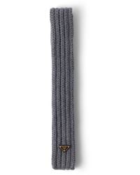 Prada - Bufanda De Lana, Mujer - Lyst