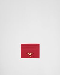 Prada - Kartenetui Mit Logo - Lyst