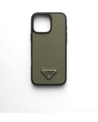 Prada - Saffiano Leather Case For Iphone 16 Pro Max - Lyst