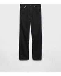 Prada - Reguläre Jeans Aus Raw Denim - Lyst