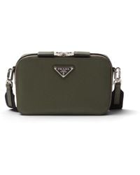 Prada - Bolso Brique De Piel Saffiano, Hombre - Lyst