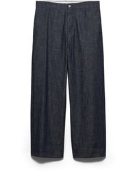 Prada - Regular Raw Denim Jeans - Lyst