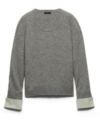 Prada - Maglia Con Scollo Ampio - Lyst