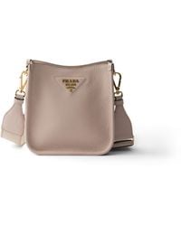 Prada - Mini Leather Shoulder Bag - Lyst