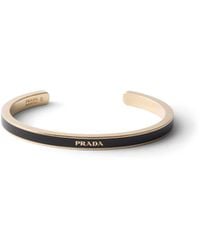 Prada - Metal Bracelet - Lyst