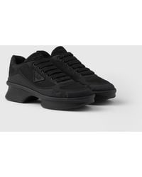 Prada - Re-Nylon And Mesh Sneakers - Lyst