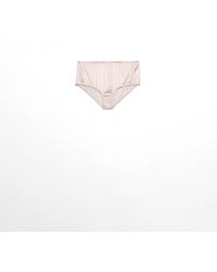 Prada - Vintage-Look Satin Briefs - Lyst