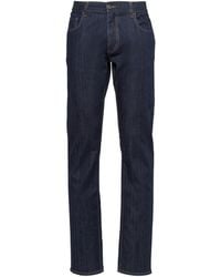 Prada - Pantalones De Cinco Bolsillos En Tejido Vaquero Elástico, Hombre, Talla - Lyst