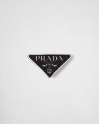 Prada - Haarspange Aus Metall - Lyst