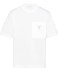 Prada - Camiseta De Algodon - Lyst