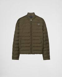 Prada - Technical Fabric Down Jacket - Lyst
