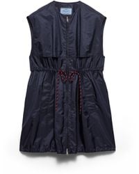Prada - Light, Sleeveless Re-Nylon Mini-Dress - Lyst