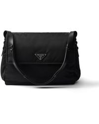 Prada - Traveller Large Padded Re-Nylon Shoulder Bag - Lyst