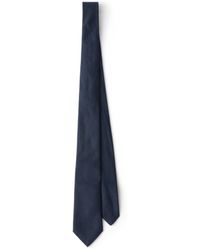 Prada - Silk And Linen Tie - Lyst