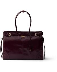 Prada - Bonnie Extra-Large Leather Bag - Lyst