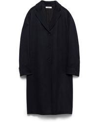 Prada - Single-Breasted Cashmere Overcoat - Lyst