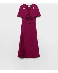 Prada - Robe En Soie - Lyst