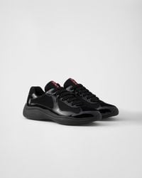 Prada - America's Cup Leather Sneakers - Lyst
