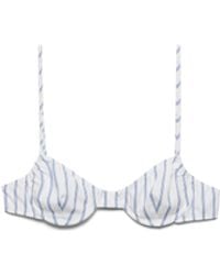 Prada - Striped Poplin Bra - Lyst