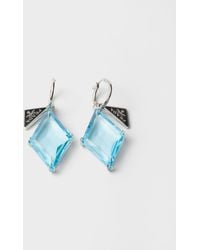 Prada - Metal And Glass Earrings - Lyst