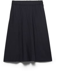 Prada - Light Wool Midi-Skirt - Lyst