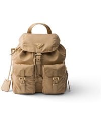 Prada - Re-Edition 1978 Small Re-Nylon Backpack, Camel - Lyst