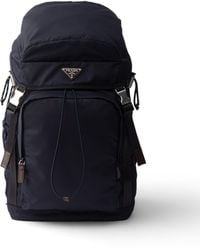 Prada - Speedrock Re-Nylon And Leather Backpack - Lyst