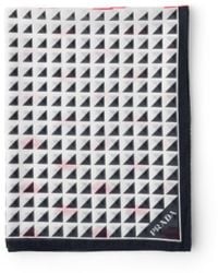 Prada - Printed Cotton Pareo - Lyst