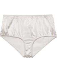 Prada - Vintage-Look Satin Briefs - Lyst