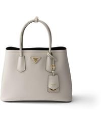 Prada - Borsa Double Medium - Lyst