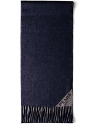 Prada - Double Cashmere Scarf - Lyst