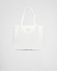Prada Re-Nylon Large Padded Shoulder Bag in Black Nylon ref.936123