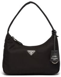 Prada - Ladies Black 2000 Re-edition Re-nylon Shoulder Bag - Lyst