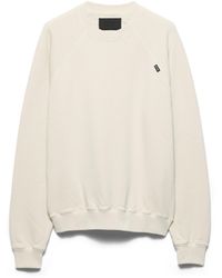 Prada - Cotton Crew-Neck Sweatshirt - Lyst