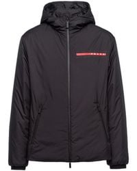 Prada - Light Polyester Padded Jacket - Lyst