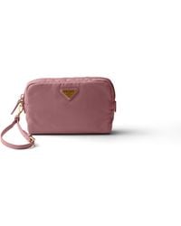Prada - Kleine Pouch Aus Re-Nylon, Damen - Lyst