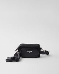 Prada - Saffiano Leather Shoulder Bag - Lyst