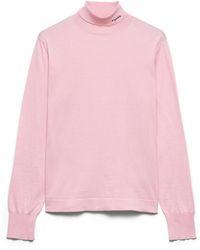 Prada - Cotton Turtleneck Sweater - Lyst