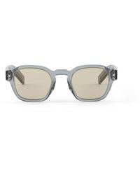 Prada - Sunglasses With The Iconic Metal Plaque, Chamomile - Lyst