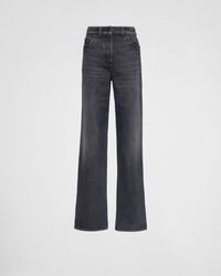 Prada - Five-pocket-jeans Aus Denim - Lyst