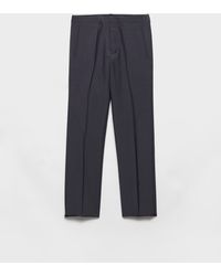 Prada - Hose Aus Wolle Und Mohair - Lyst