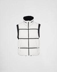 Prada - Light Technical Fabric Down Vest - Lyst