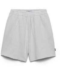 Prada - Cotton Fleece Shorts - Lyst
