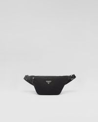 Prada - Re-nylon And Saffiano Leather Belt Bag - Lyst