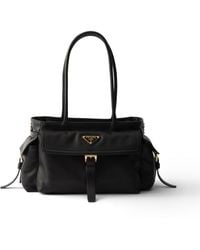 Prada - Explore Medium Nappa Leather Tote Bag - Lyst